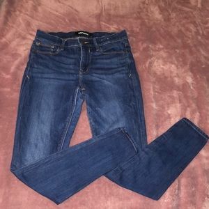 EXPRESS Stretch Legging Mid Rise Jeans size 6R